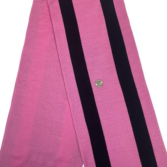 Vintage Y2K Juicy Couture Wool Scarf Pink Black Green - Picture 8 of 12